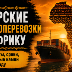 Морские грузоперевозки в Африку. Маршруты, сроки, подводные камни в 2026 году