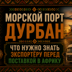 Морской порт Дурбан. Что нужно знать экспортёру перед поставкой в Африку